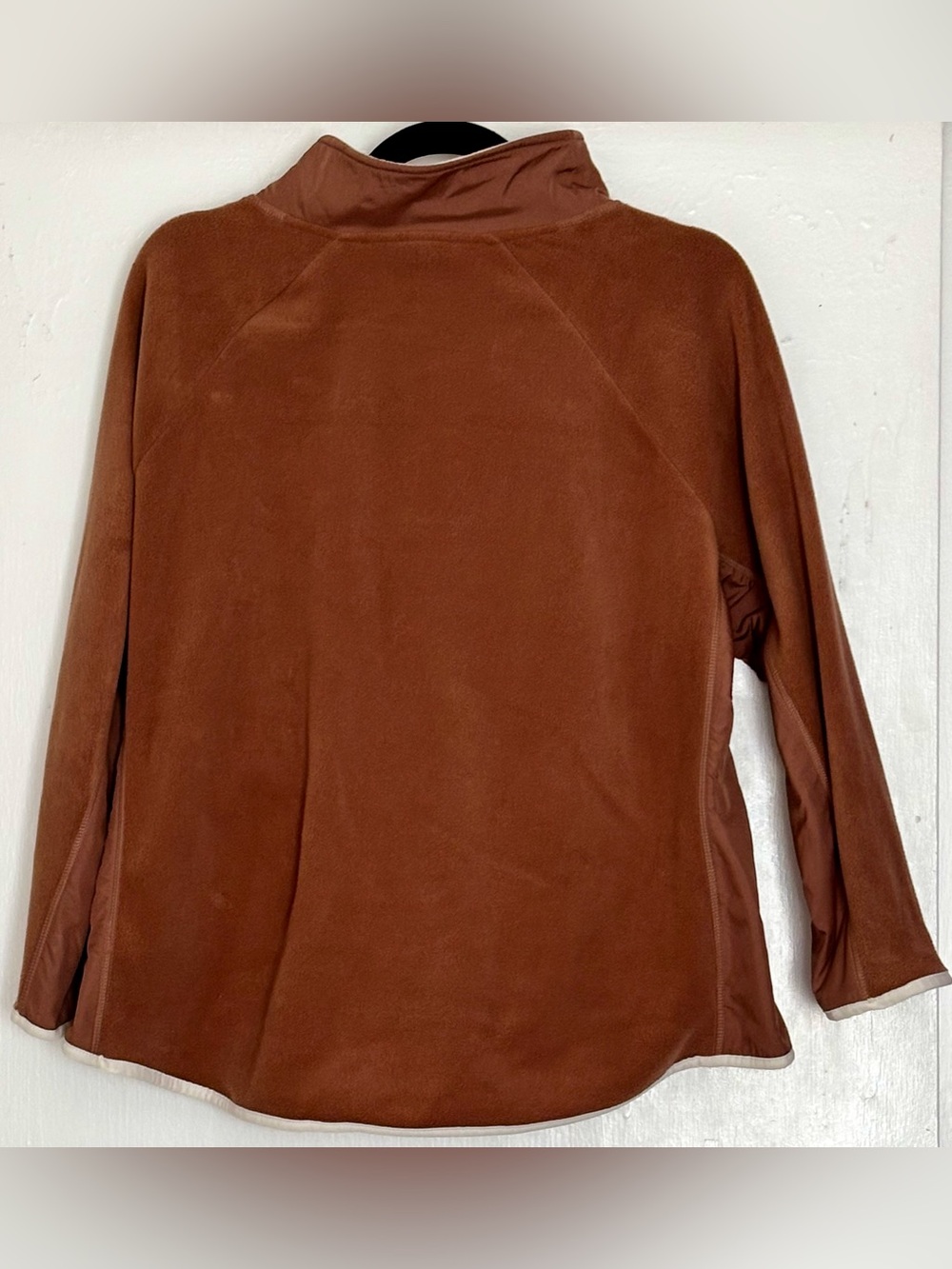 Talbots Microfleece Half-Zip Pullover Brown Size 1XP - Picture 2 of 6